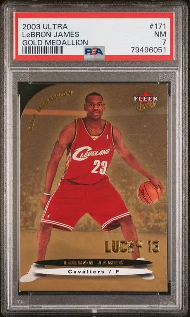 2003 Ultra LeBron James Gold Medallion #171 card image