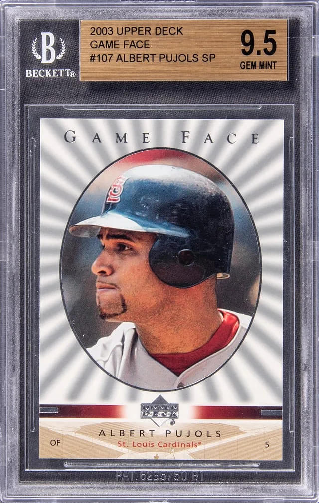 2003 Upper Deck Albert Pujols Game Face SP #107 card image
