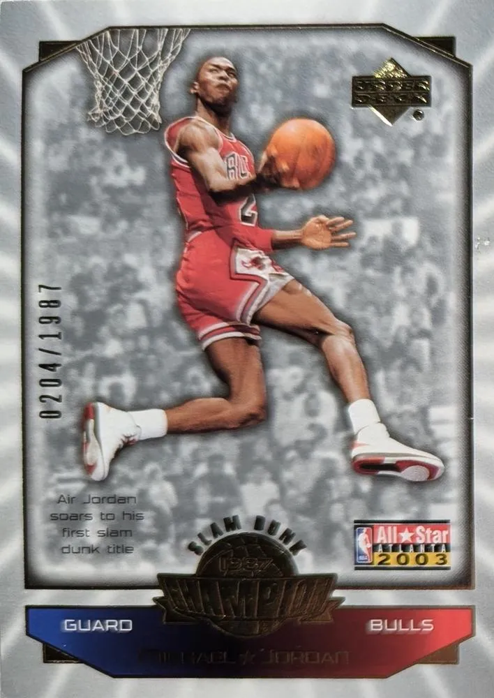 2003 Upper Deck All-Star Game Promos Michael Jordan #MJ1 card image