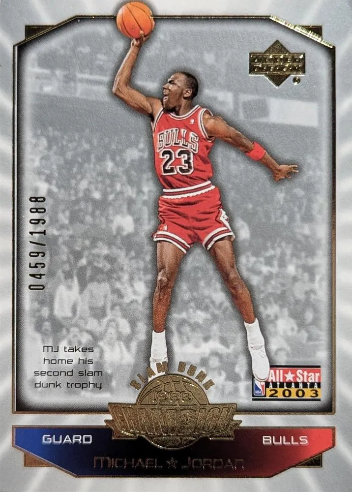 2003 Upper Deck All-Star Game Promos Michael Jordan #MJ2 card image