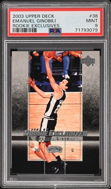 2003 Upper Deck Emanuel Ginobili Exclusives #38 card image