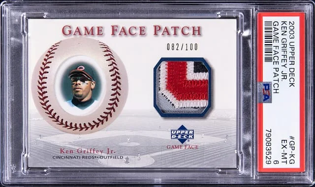 2003 Upper Deck Ken Griffey Jr. Game Face Patch #GP-KG card image
