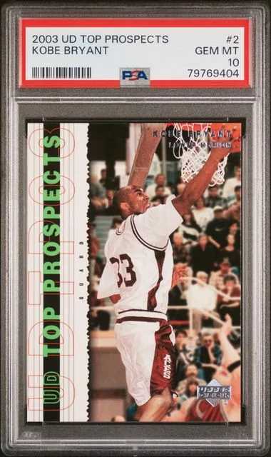 2003 Upper Deck Kobe Bryant Top Prospects #2 card image