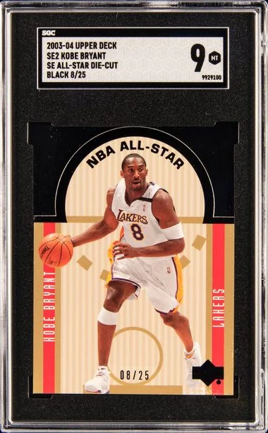 2003 Upper Deck Kobe Bryant – Jersey Number SE All-Star Die Cut #SE2 card image