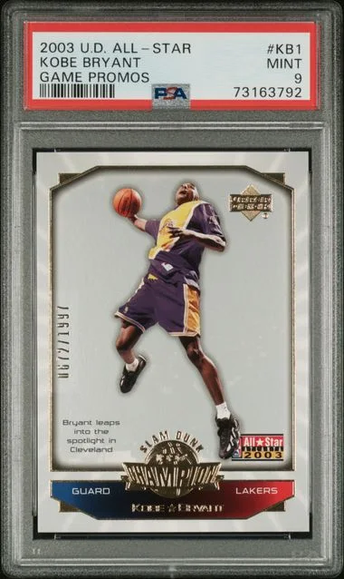 2003 Upper Deck Kobe Bryant All-Star Game Promos #Kb1 card image