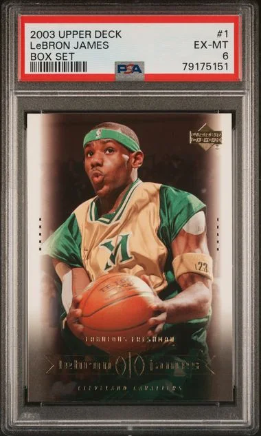 2003 Upper Deck LeBron James Phenomenal Beginnings #1 card image