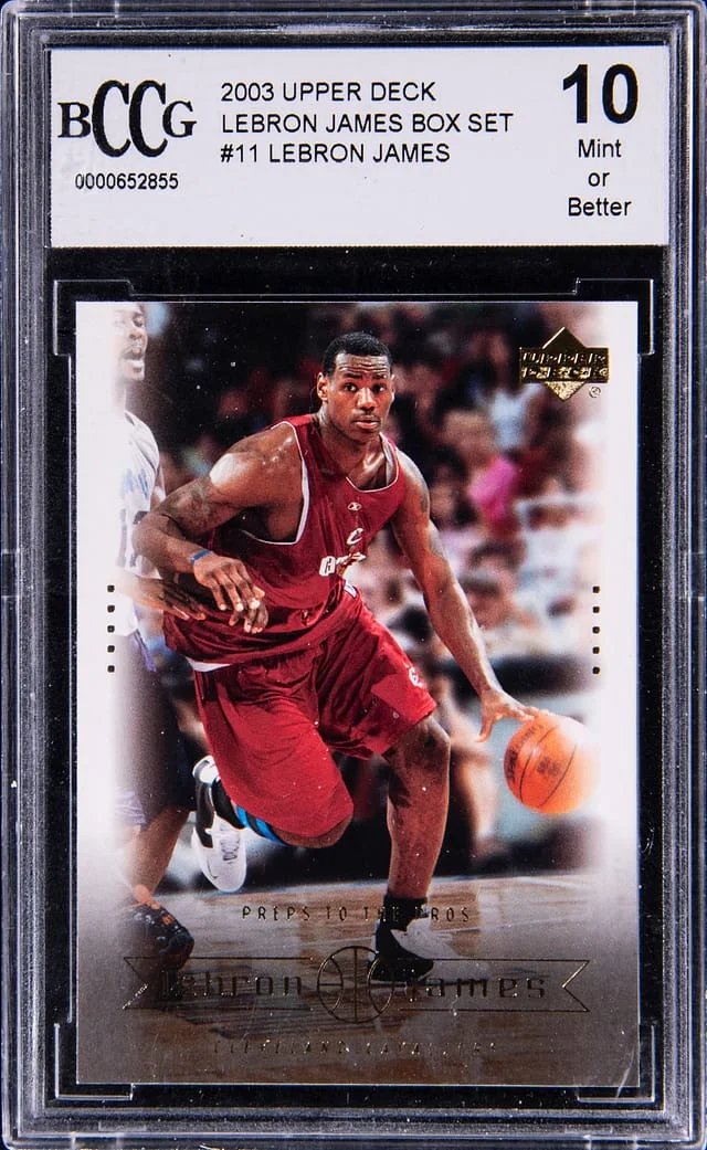 2003 Upper Deck LeBron James Box Set #11 card image