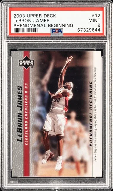 2003 Upper Deck LeBron James Box Set #12 card image
