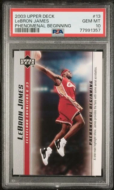 2003 Upper Deck LeBron James Box Set #13 card image