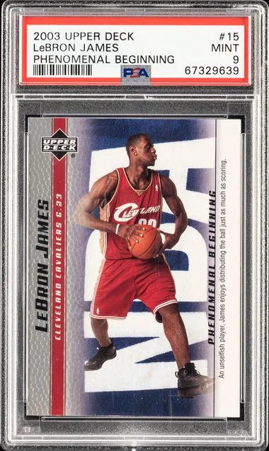 2003 Upper Deck LeBron James Box Set #15 card image