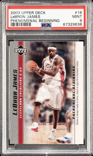 2003 Upper Deck LeBron James Box Set #16 card image