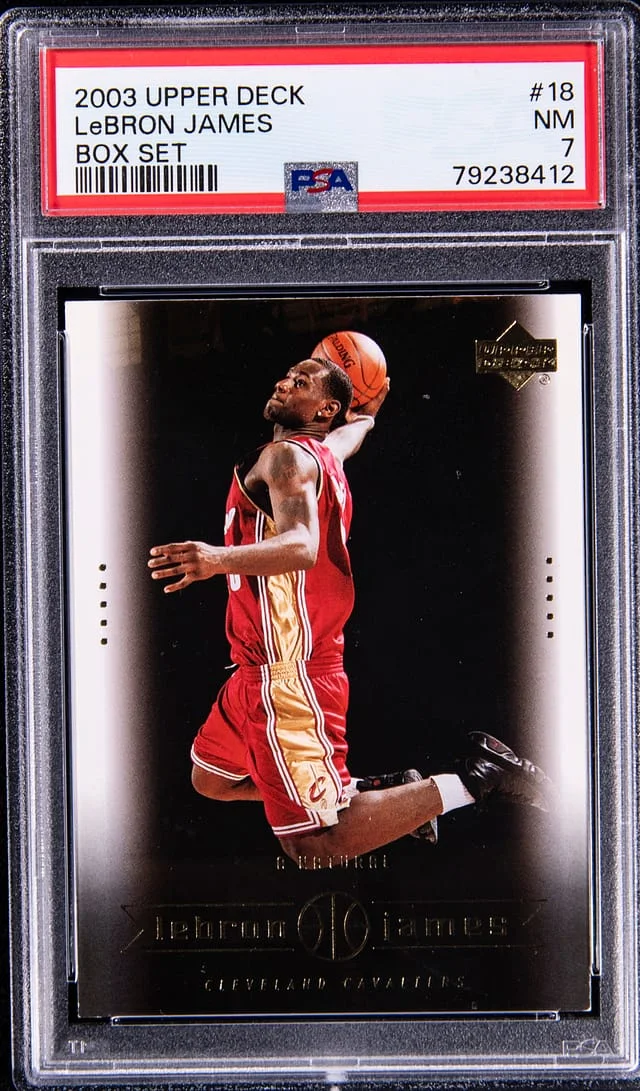 2003 Upper Deck Lebron James #18 Lebron James Lebron James Box Set Box Set #18 card image