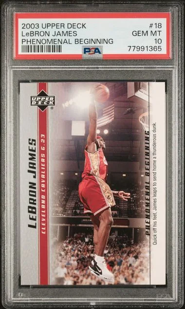 2003 Upper Deck LeBron James Box Set #18 card image