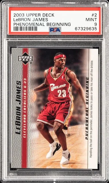 2003 Upper Deck LeBron James Phenomenal Beginnings #2 card image