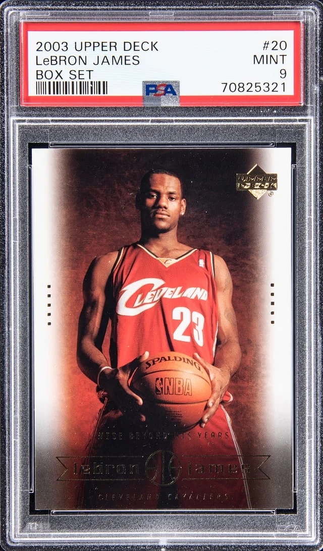 2003 Upper Deck LeBron James Phenomenal Beginnings #20 card image