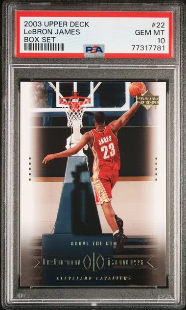 2003 Upper Deck LeBron James Box Set #22 card image