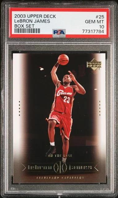 2003 Upper Deck LeBron James Box Set #25 card image