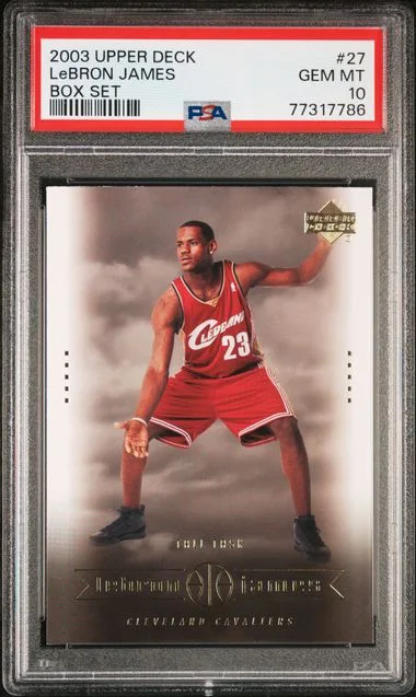 2003 Upper Deck LeBron James Box Set #27 card image