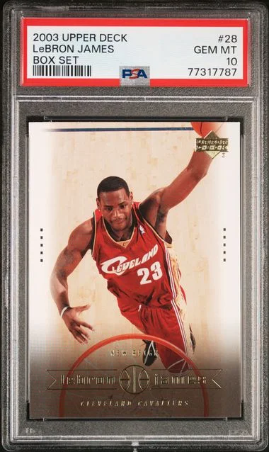 2003 Upper Deck LeBron James Box Set #28 card image