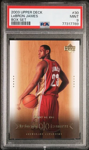 2003 Upper Deck LeBron James Box Set #30 card image