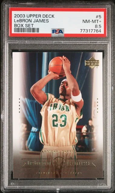 2003 Upper Deck LeBron James Box Set #5 card image