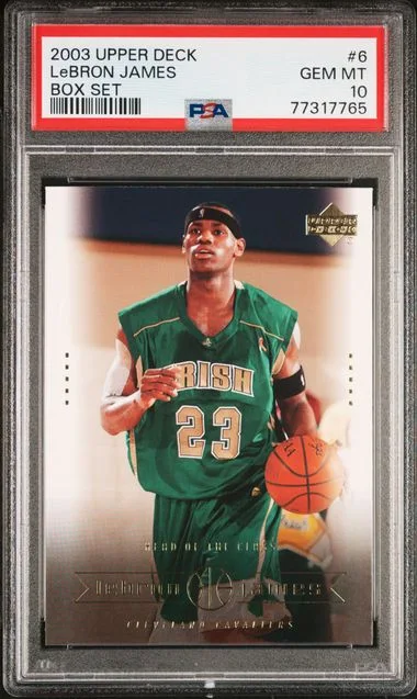 2003 Upper Deck LeBron James Box Set #6 card image