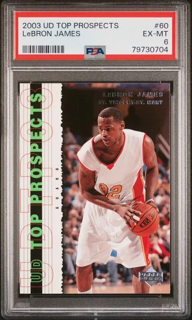 2003 Upper Deck LeBron James Top Prospects #60 card image