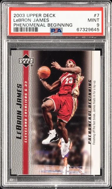 2003 Upper Deck LeBron James Box Set #7 card image