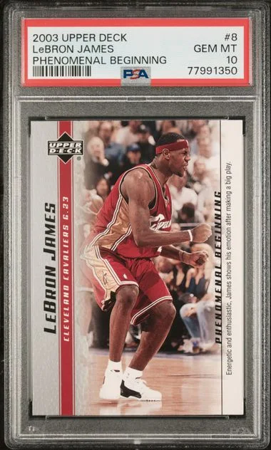 2003 Upper Deck LeBron James Box Set #8 card image