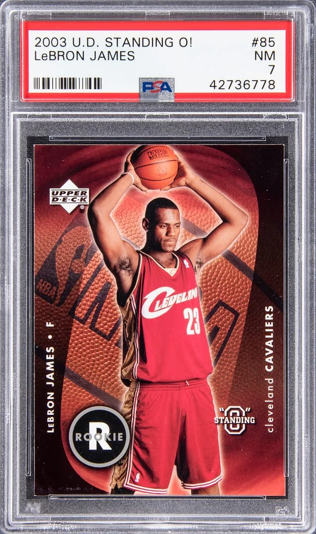 2003 Upper Deck LeBron James Standing O! #85 card image
