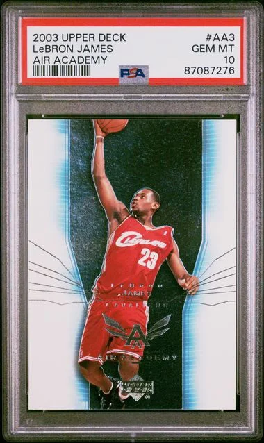 2003 Upper Deck LeBron James Air Academy #AA3 card image