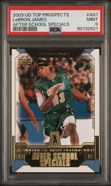 2003 Upper Deck LeBron James Top Prospects After School Specials #As1 card image