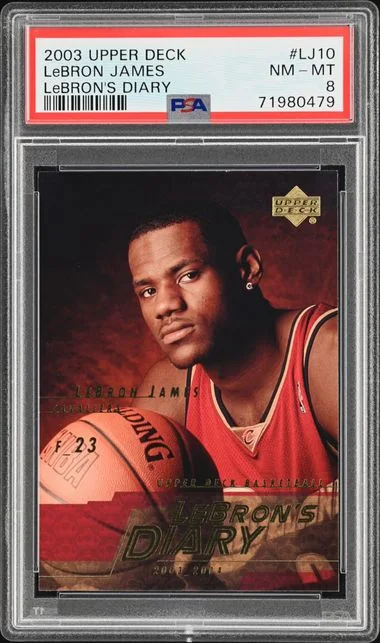 2003 Upper Deck Lebron James Lebron'S Diary #Lj10 card image