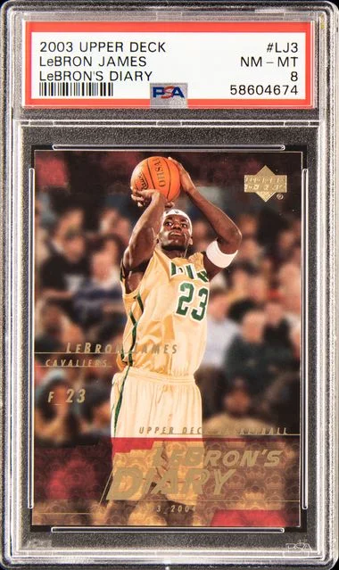 2003 Upper Deck LeBron James Lebron's Diary #Lj3 card image