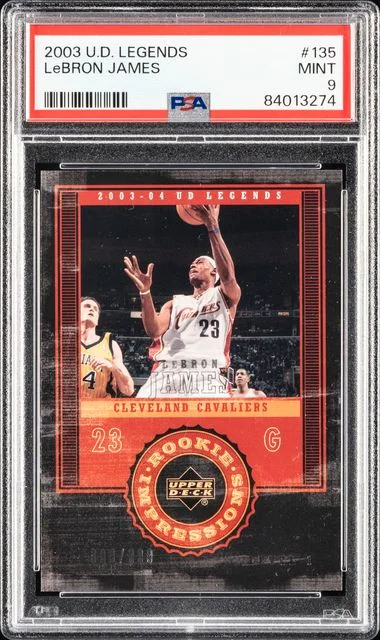 2003 Upper Deck Legends LeBron James #135 card image