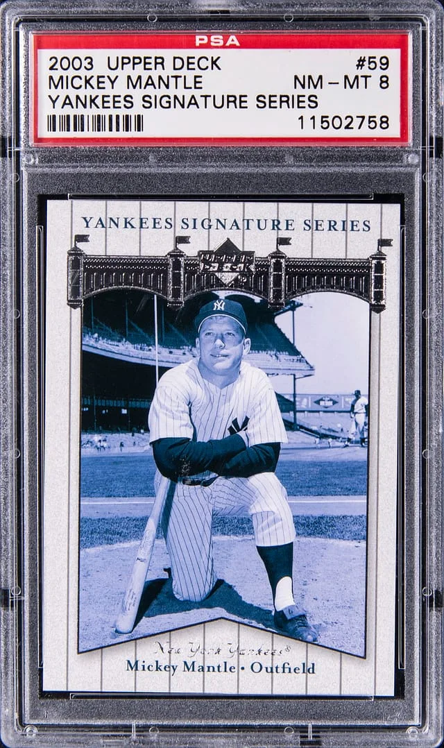 2003 Upper Deck Mickey Mantle Yankees Signature Series #59 card image