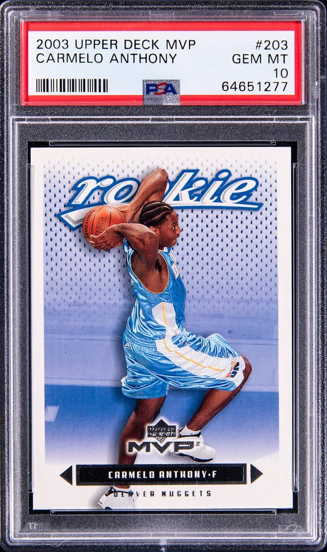 2003 Upper Deck MVP Carmelo Anthony #203 card image