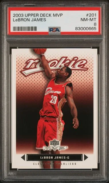 2003 Upper Deck MVP LeBron James #201 card image