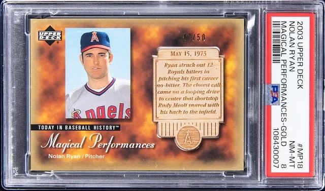 2003 Upper Deck Nolan Ryan Magical Performances Gold #MP-18 card image