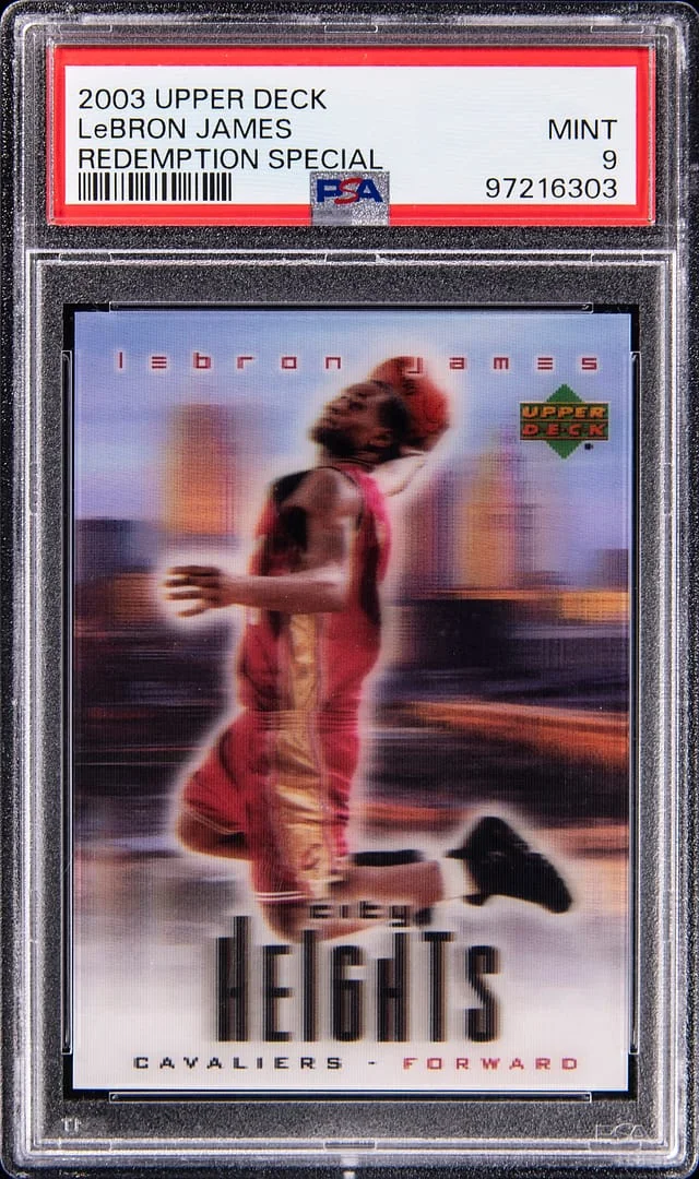 2003 Upper Deck Redemption Special LeBron James #no-number card image