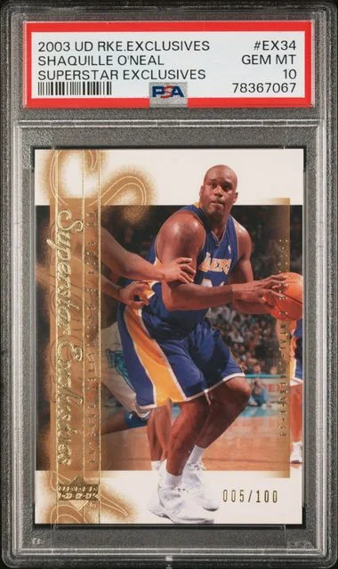 2003 Upper Deck Shaquille O'Neal Exclusives Superstar Exclusives #Ex34 card image