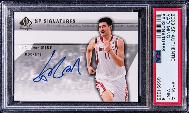 2003 Upper Deck SP Authentic Yao Ming SP Signatures #YM-A card image