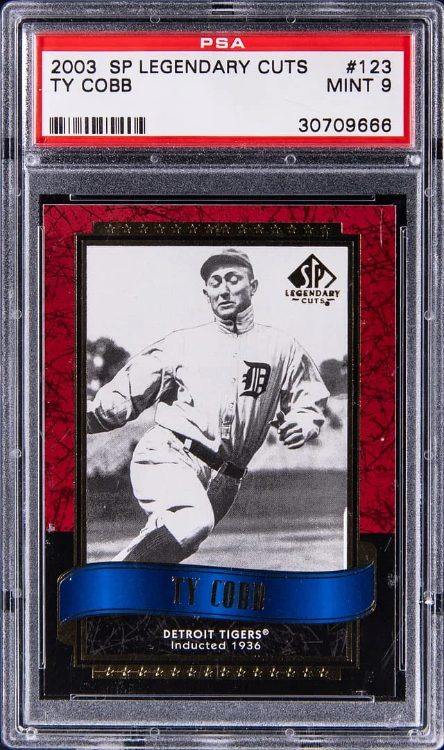 2003 Upper Deck SP Legendary Cuts Ty Cobb #123 card image