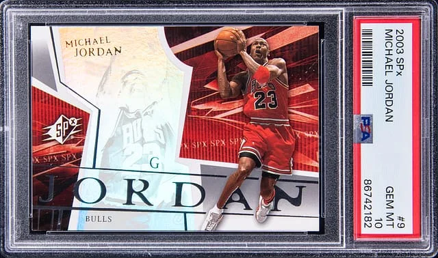2003 Upper Deck SPx Michael Jordan #9 card image