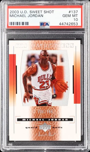 2003 Upper Deck Sweet Shot Michael Jordan #137 card image