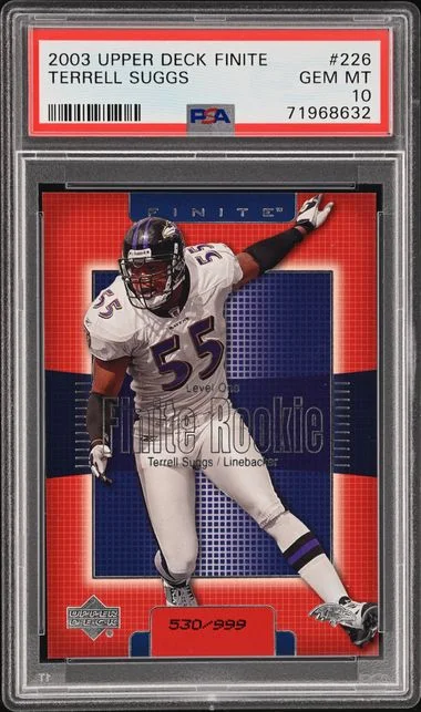 2003 Upper Deck Terrell Suggs Finite #226 card image