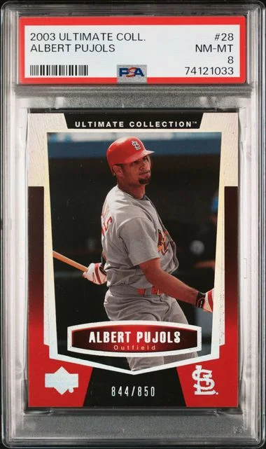 2003 Upper Deck Ultimate Collection Albert Pujols #28 card image