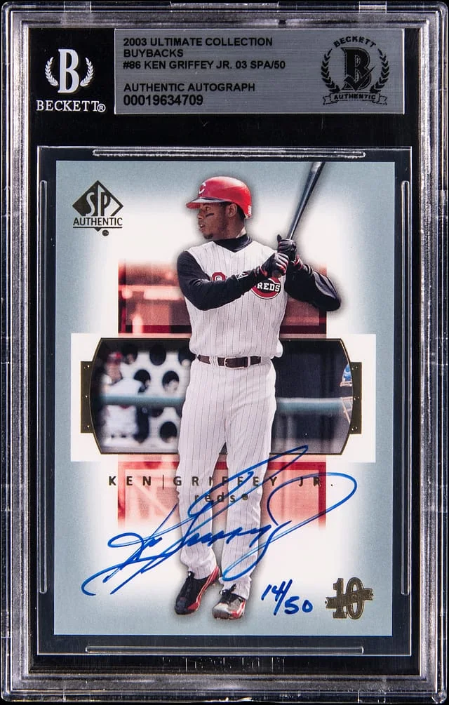 2003 Upper Deck Ultimate Collection Ken Griffey Jr. Buybacks #86 card image