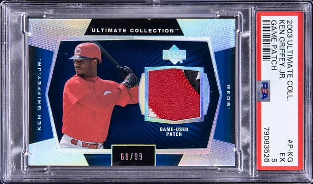 2003 Upper Deck Ultimate Collection Ken Griffey Jr. Game Patch #P-KG card image