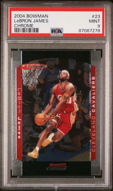 2004-05 Bowman Chrome LeBron James #23 card image